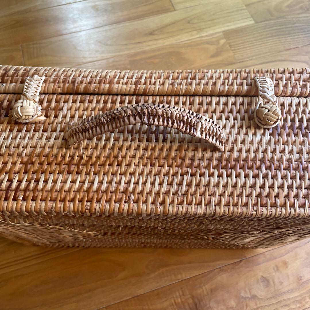 無印良品 ラタン ピクニック バスケット - メルカリ