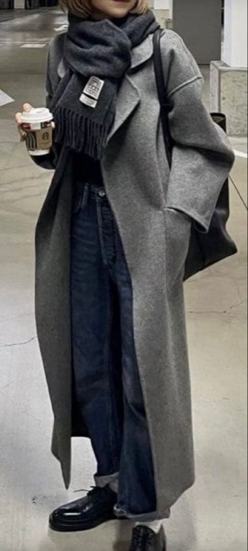 超美品✨ok.soon light melton coat オクスンロングコート 超美品✨ok.soon light melton coat オクスンロングコート - メルカリ