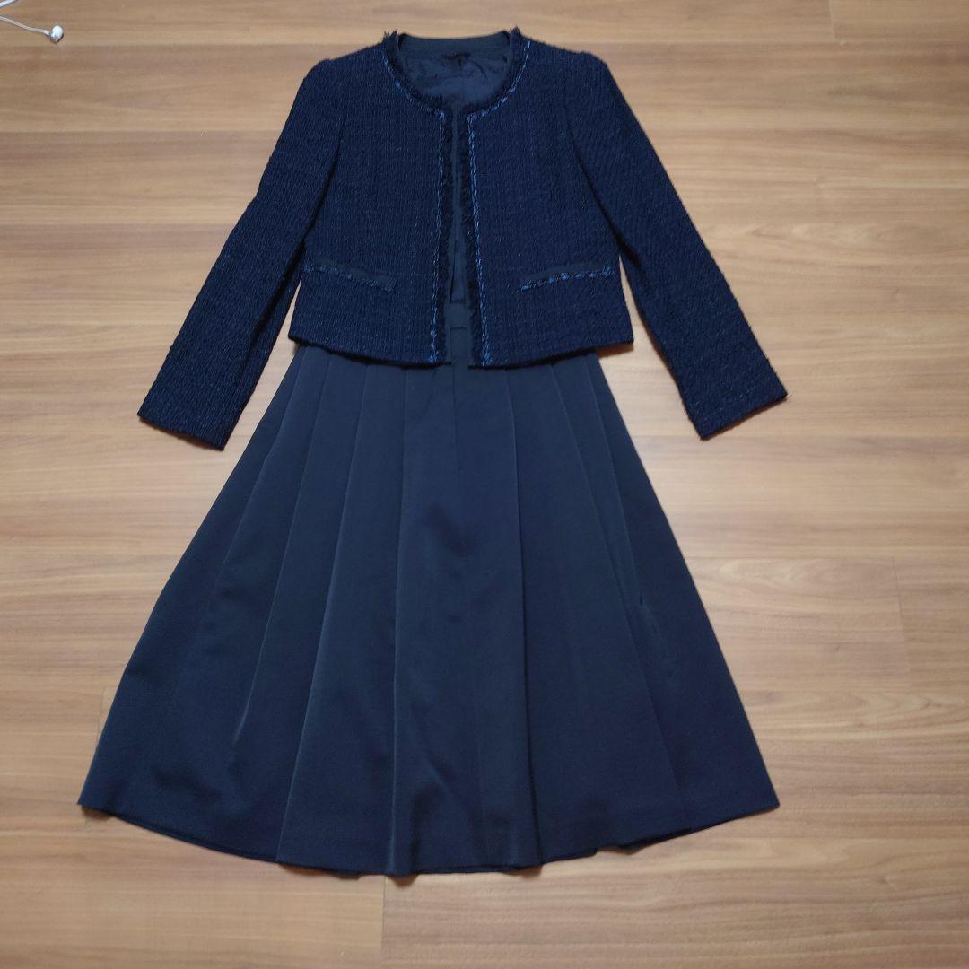 ANAYI ネイビー スカートスーツ - メルカリ