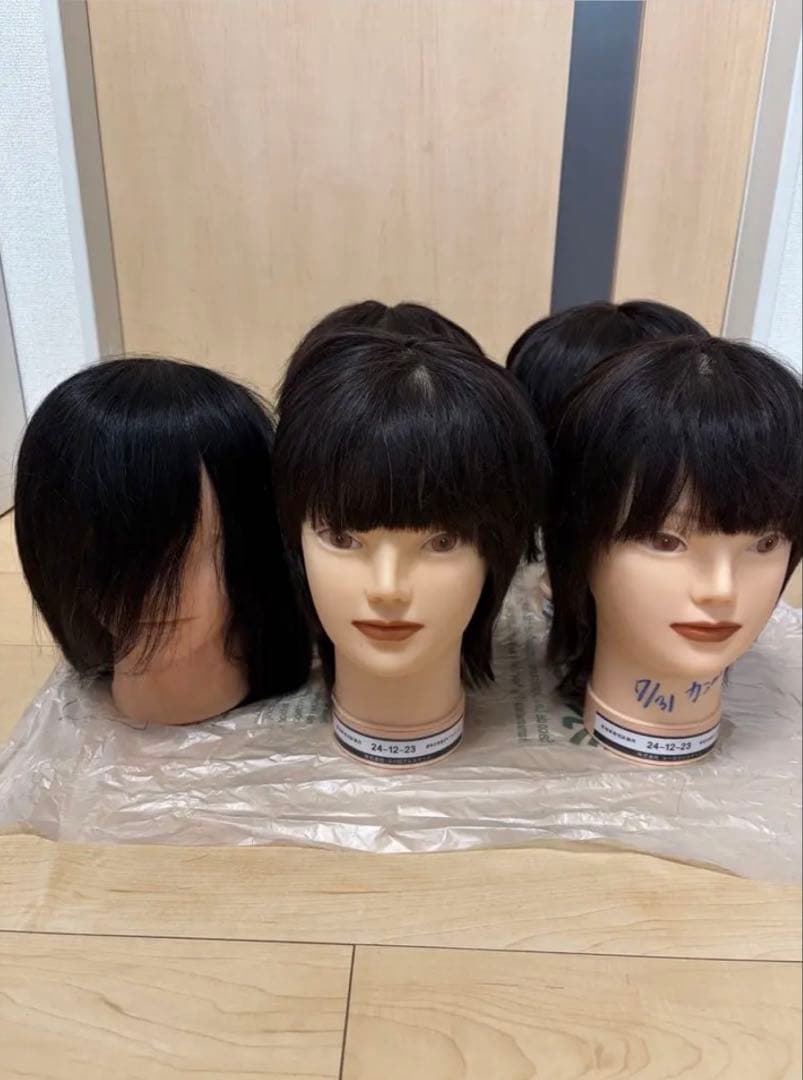 国家試験 メンズカット 練習用ウィッグ まとめ売り 美容学生 - メルカリ