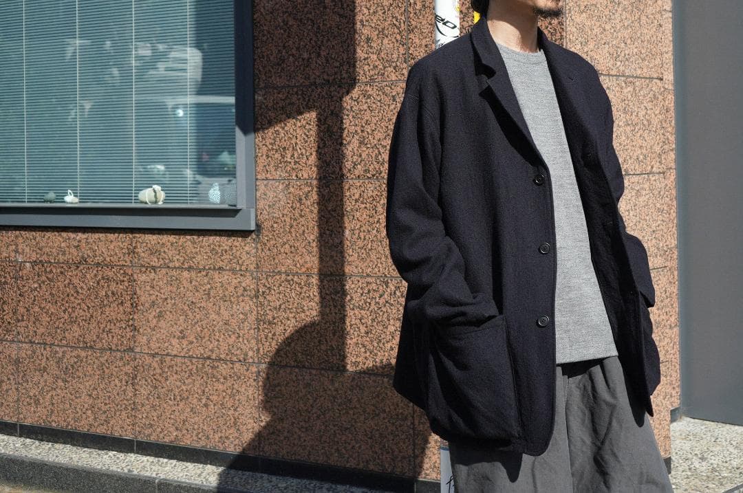 ERA. イーラ SHUKUJU WOOL AWAI JACKET 縮絨 - メルカリ