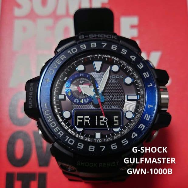 時計 G-SHOCK GULFMASTER GWN-1000B Amazon.com: Casio G-Shock GWN1000B Master of G Series Quality