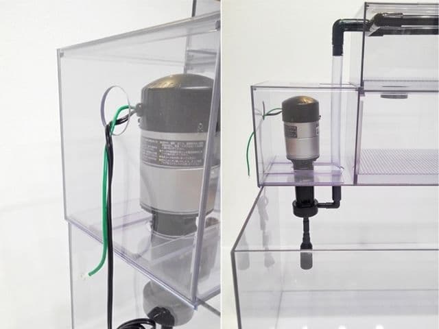 ◇2層式上部フィルター◇90cm水槽用◇濾過槽◇オーバーフロー水槽