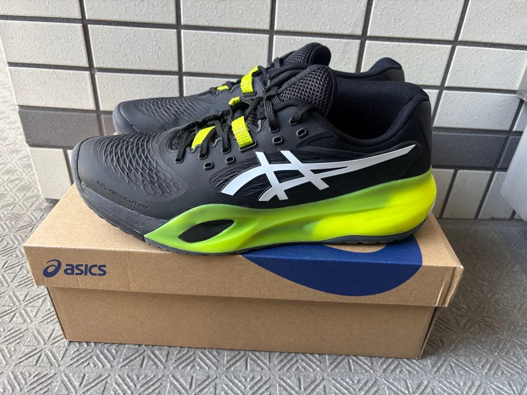 極美品 27cm AC ASICS アシックス GEL-RESOLUTION X アシックス(asics) テニスシューズ オールコート GEL-RESOLUTION X