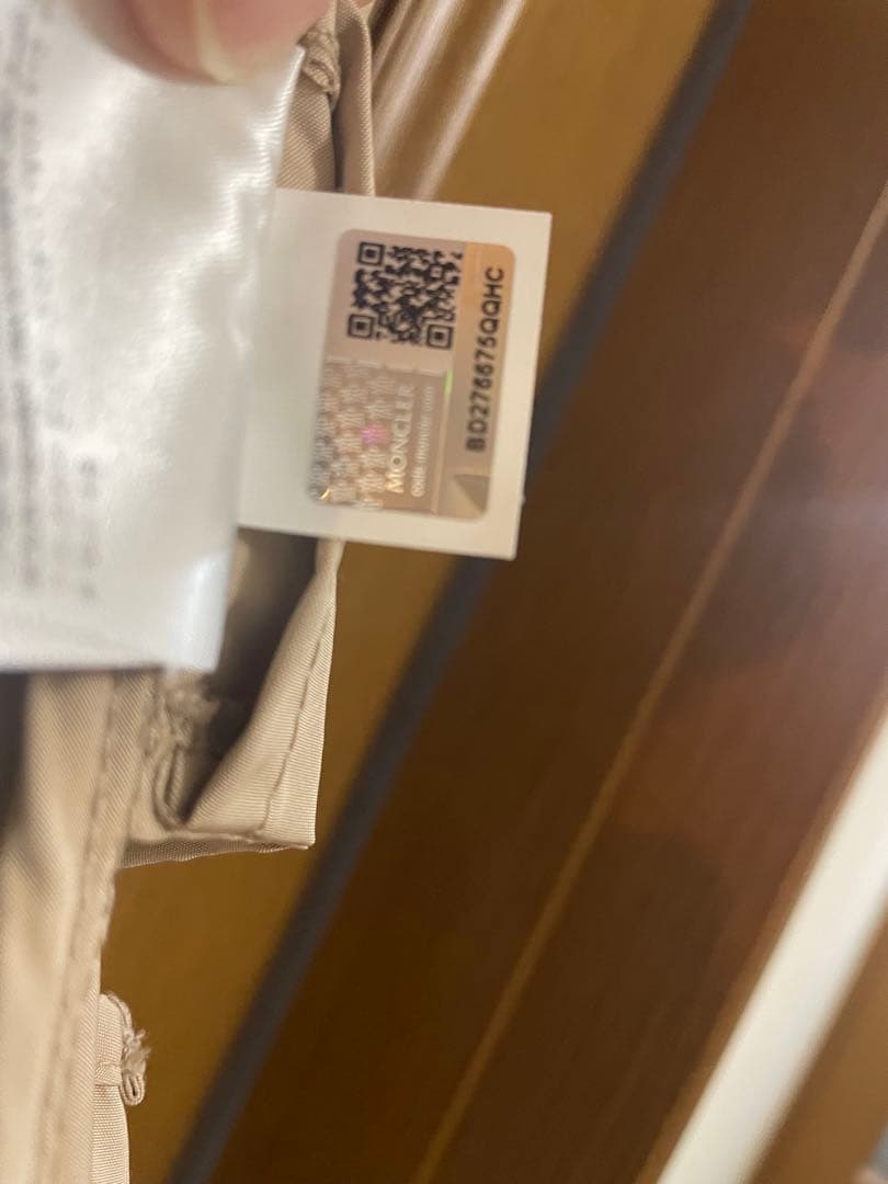 MONCLER ベージュ トレンチコート サイズ0 所有者162cm - メルカリ