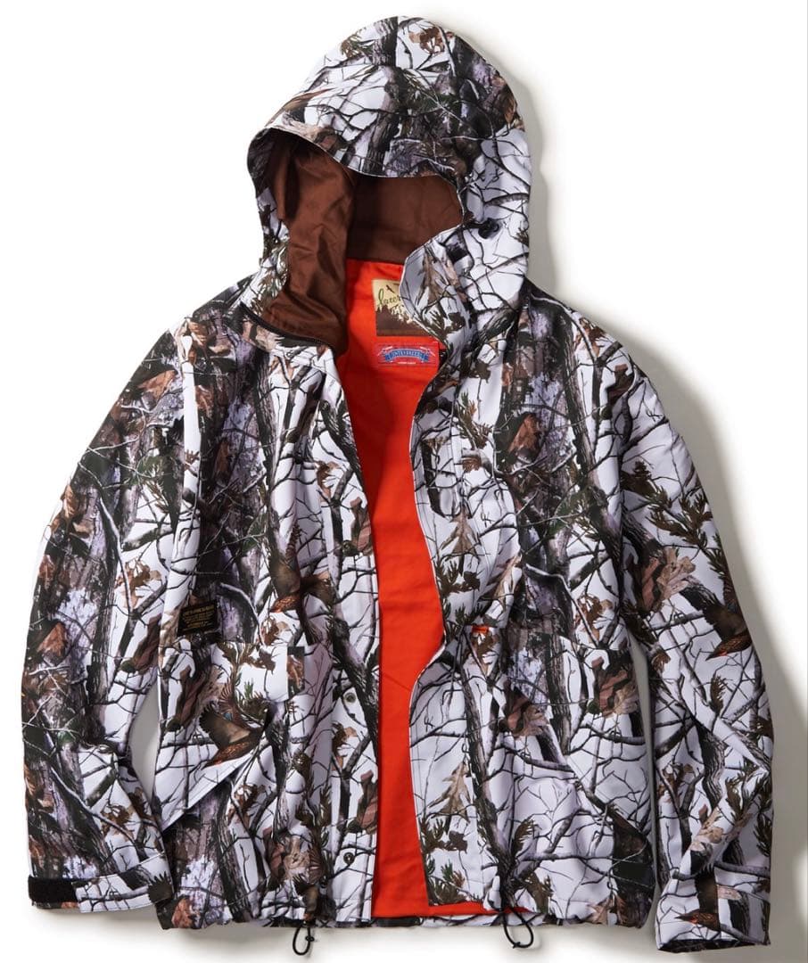 美品 INTERBREED CAMO リアルツリーカモ ジャケット 迷彩 XL Camouflage Heavy Weight Zip Hoodie / Real tree Camo (リアルツリー