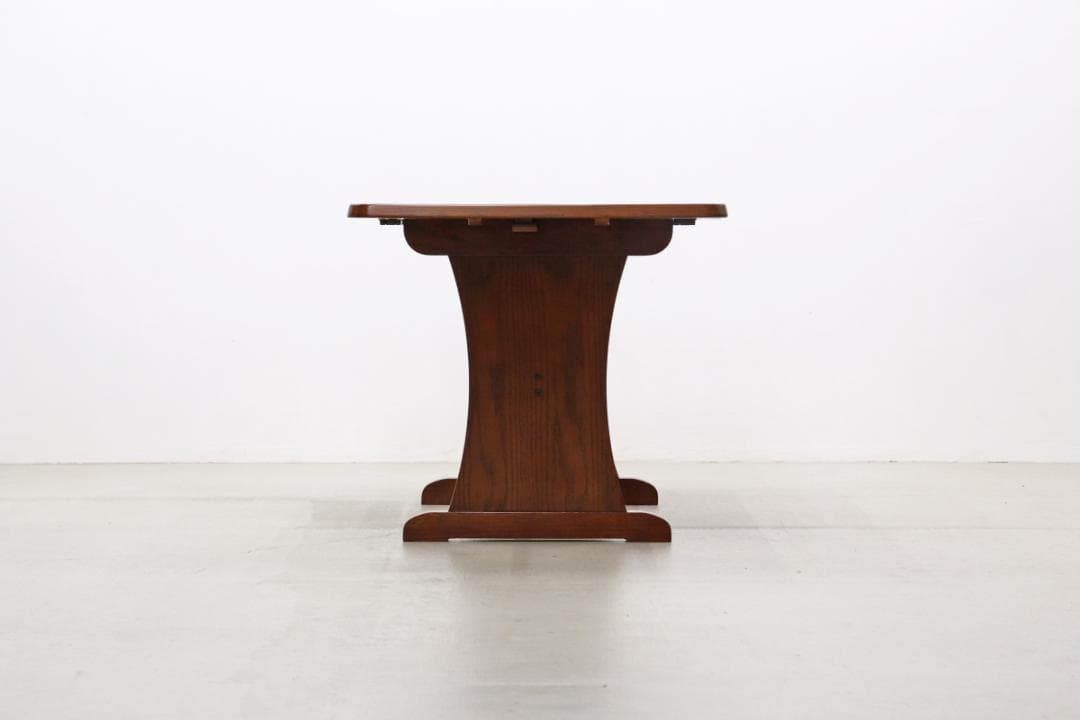 三越家具 ブルージュ 楢材 クラシカル バタフライ ダイニングテーブル 机