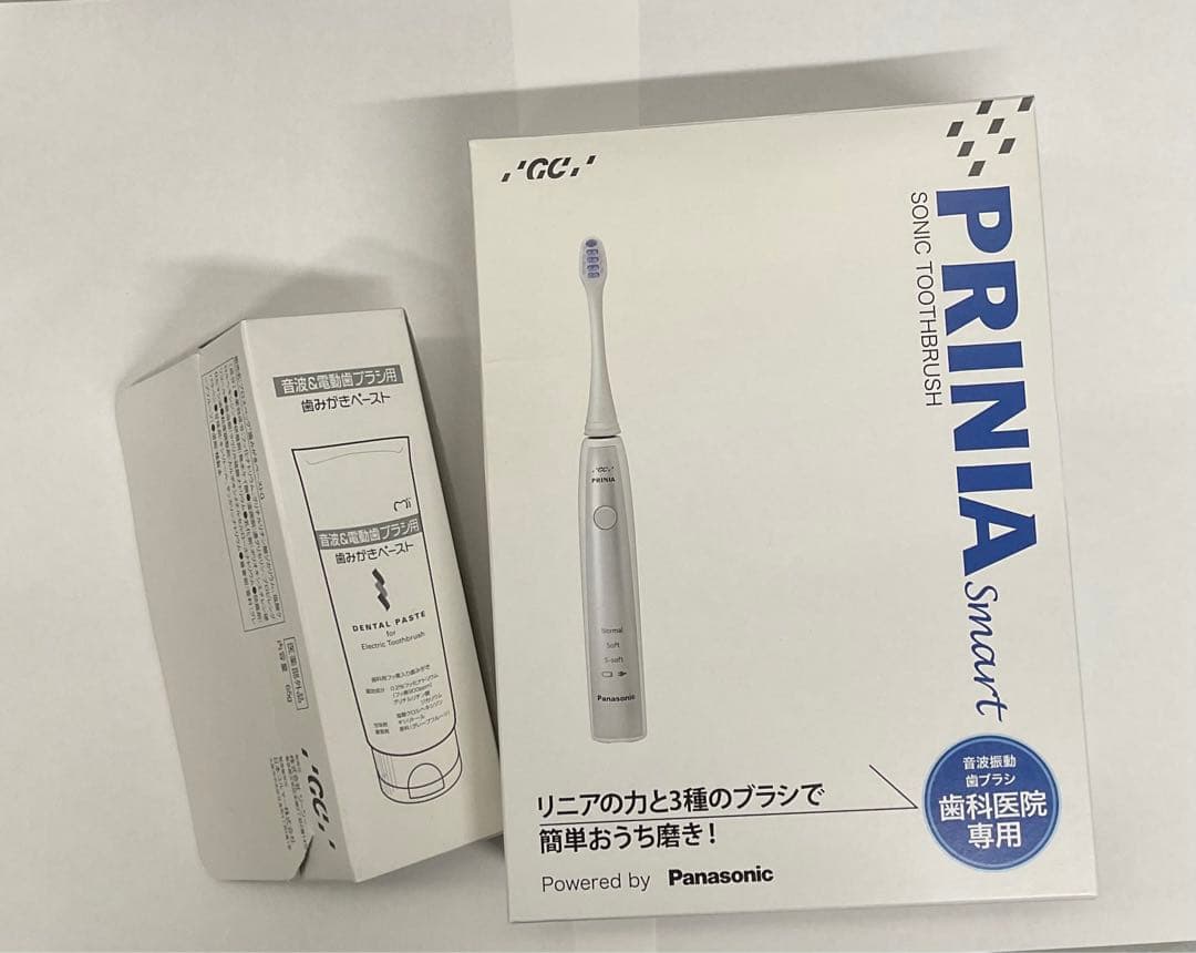 【未使用】Panasonic GC 電動歯ブラシ　プリニアスマート Panasonic（パナソニック） ジーシー GC 音波振動 歯ブラシ プリニア