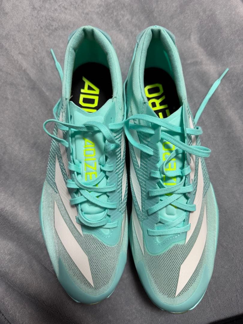 新品adidas ADIZERO FINESSEスパイク28.0ミントグリーン - メルカリ
