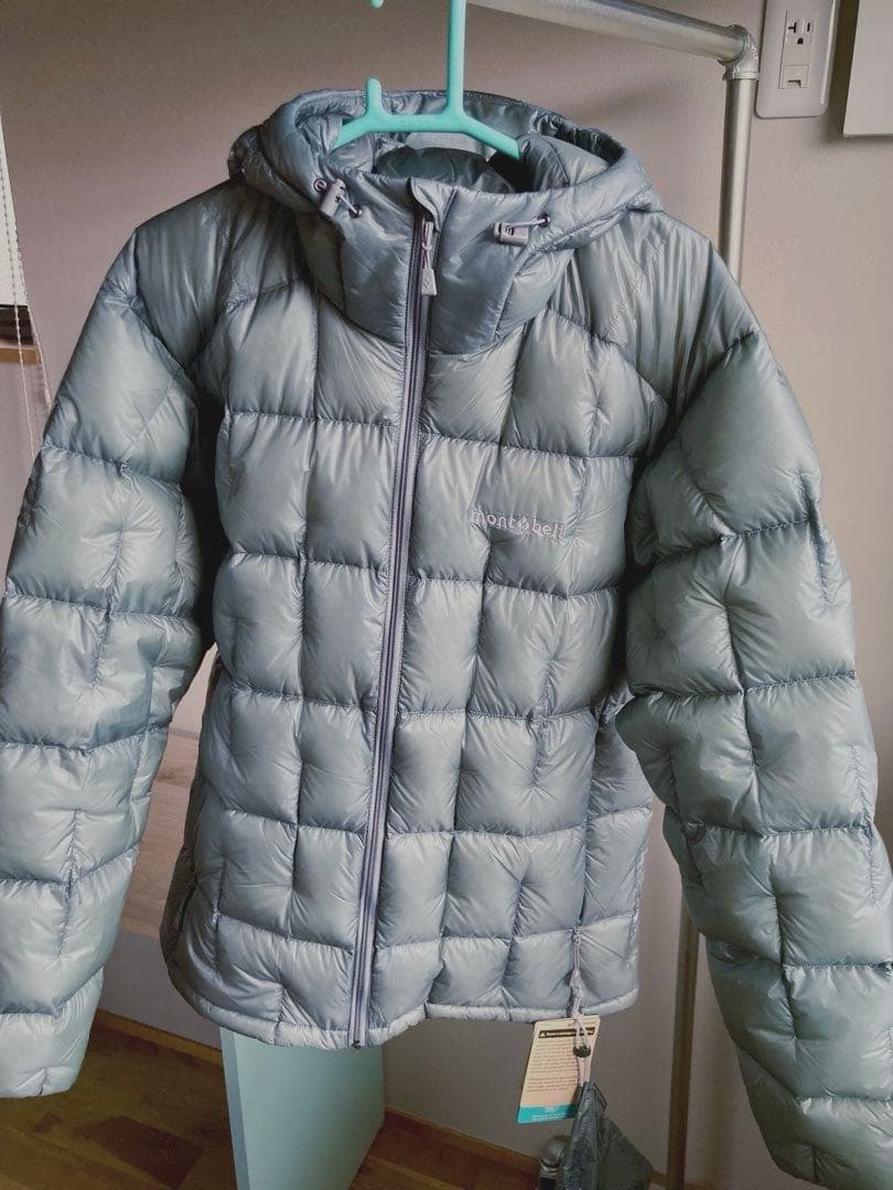 モンベル プラズマ1000 アルパインダウン M 完売品 ライトグレー