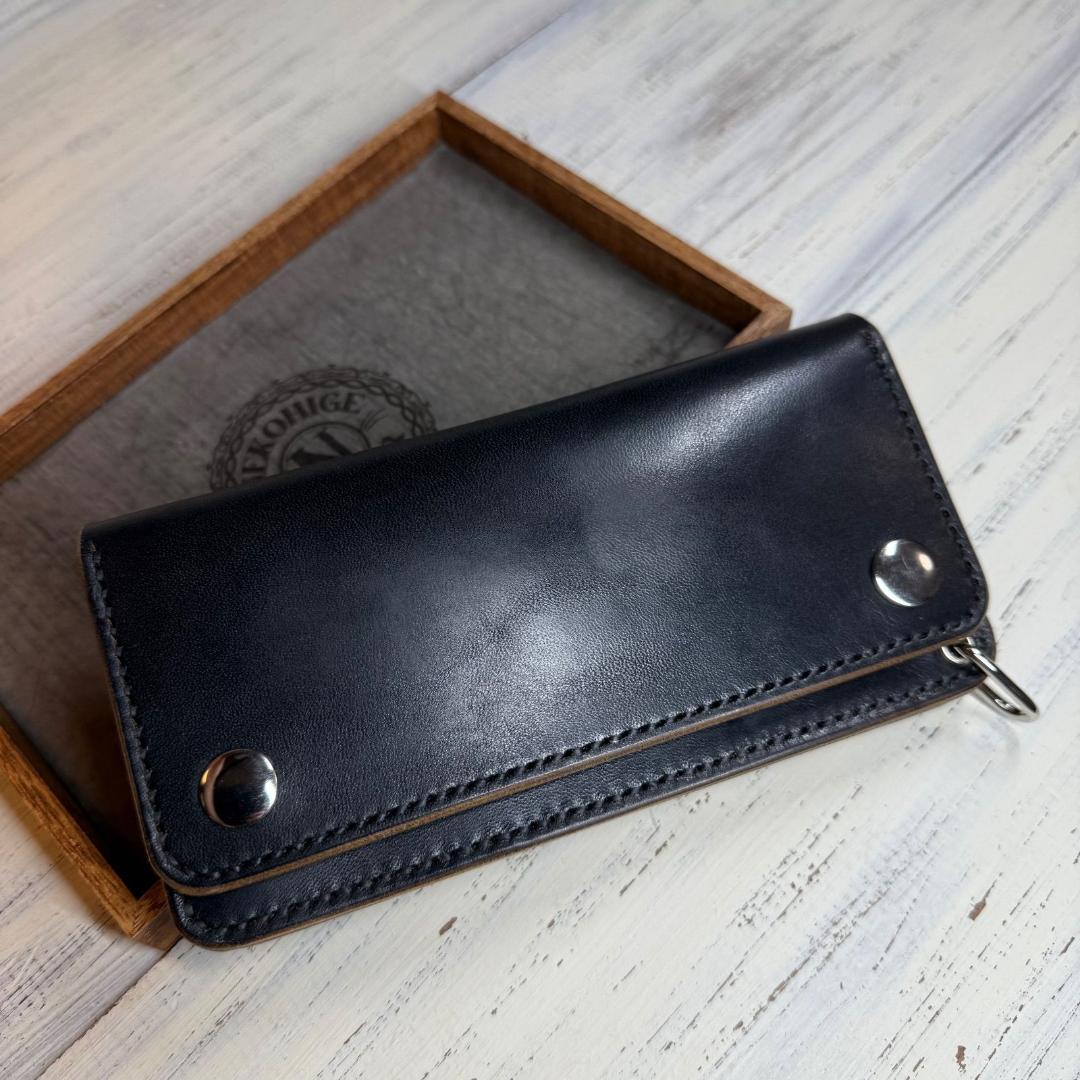 トラッカーウォレット ロング 3層】 ホースバット シルバー TALON