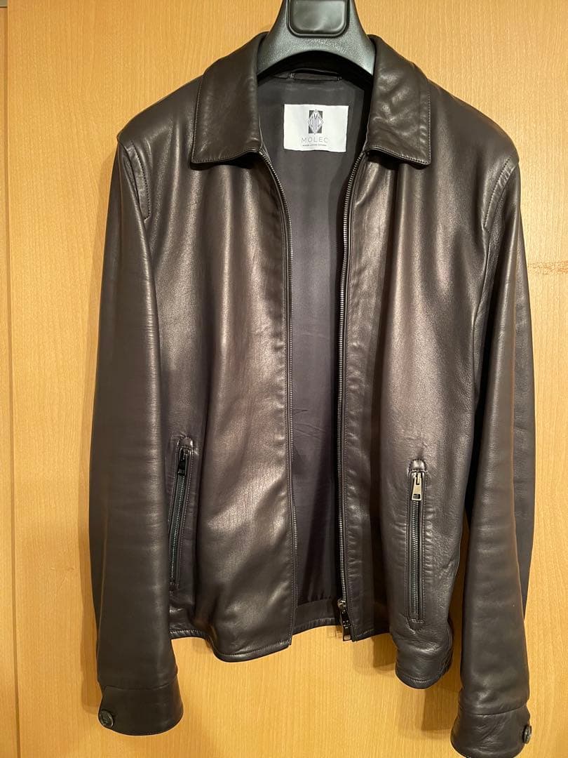 MOLEC/モレック 襟付きシングルライダースジャケット/プロンジェラムレザー 楽天市場】[送料無料]MOLEC : プロンジェラムレザー 襟付きシングル