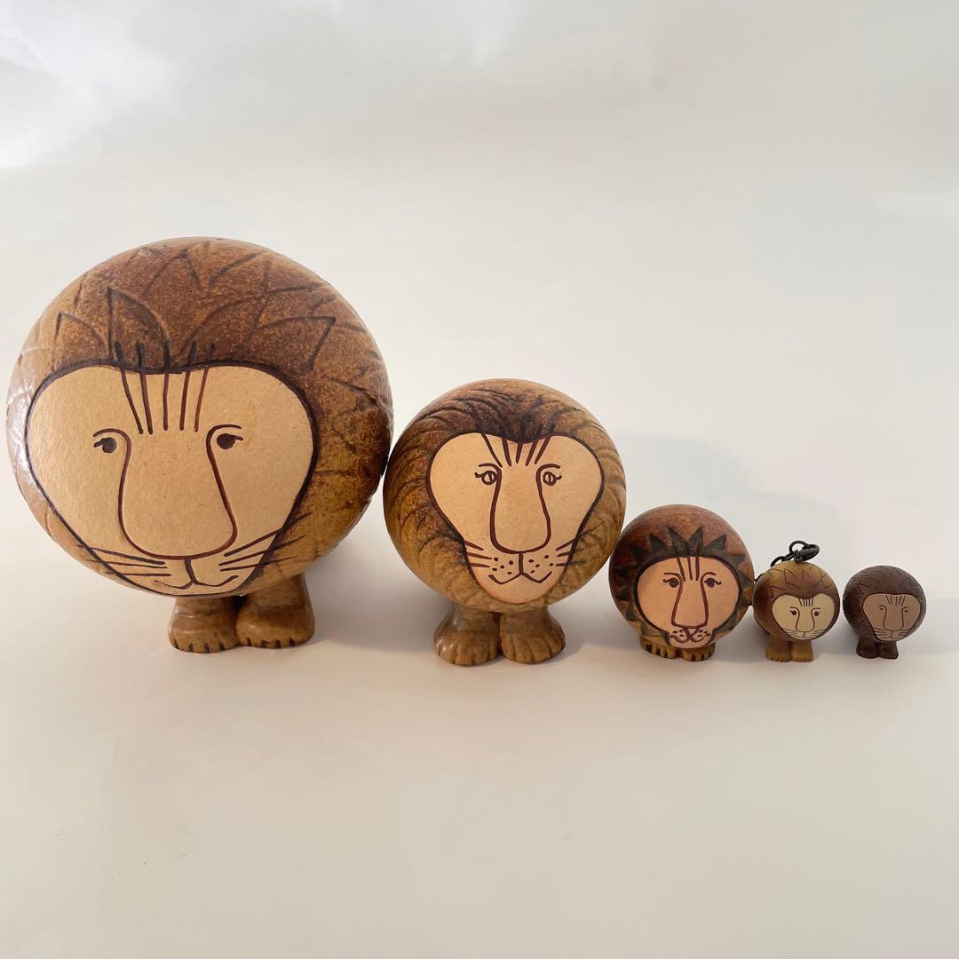 Lisa Larson リサラーソン ライオン 置物 セット - メルカリ