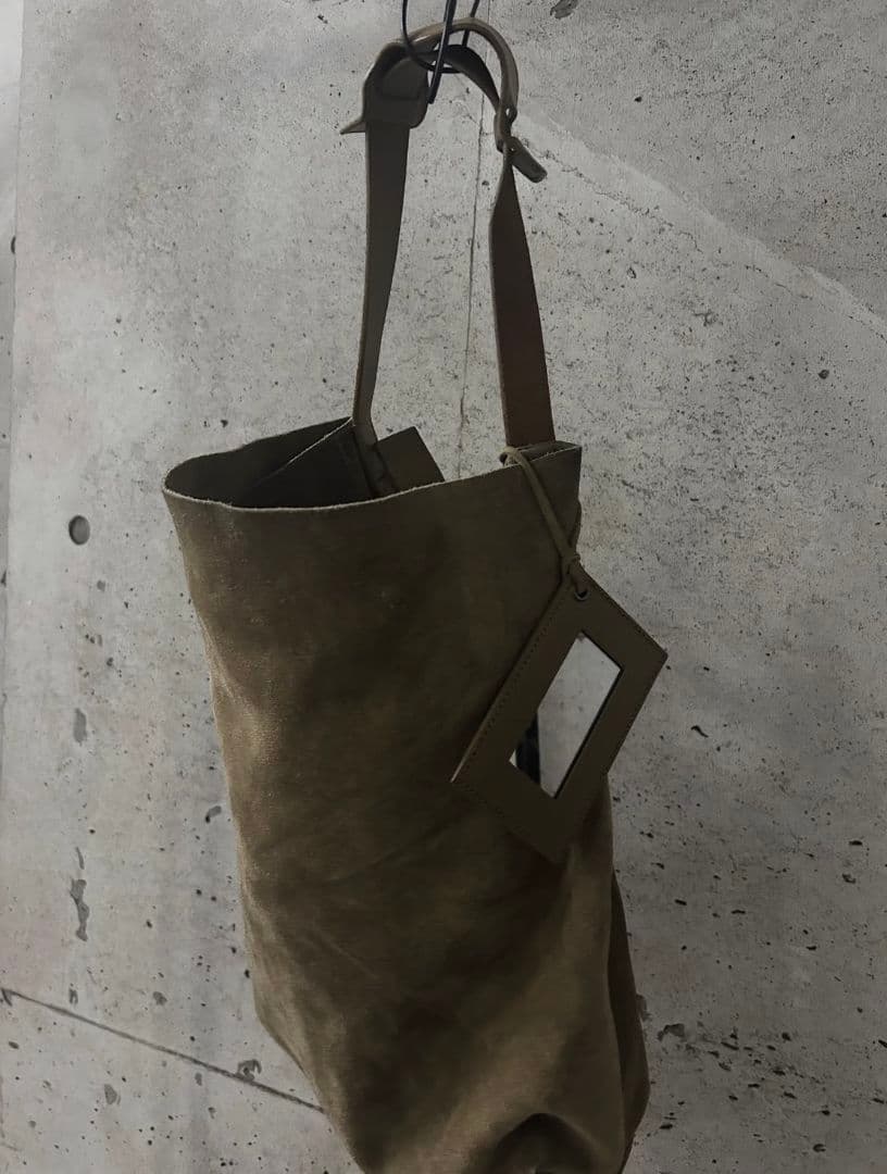 A/W2010 balenciaga suede drop bucket