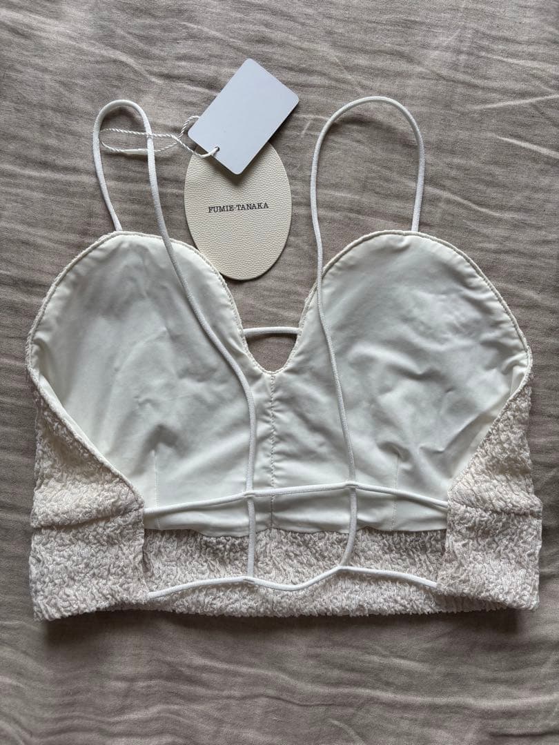 FUMIE TANAKA ビスチェ 白 ホワイト 新品タグつき - メルカリ
