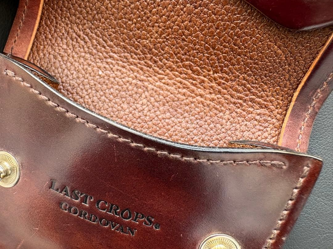 タング シェルコードバン マーブル バーガンディ ラストクロップス