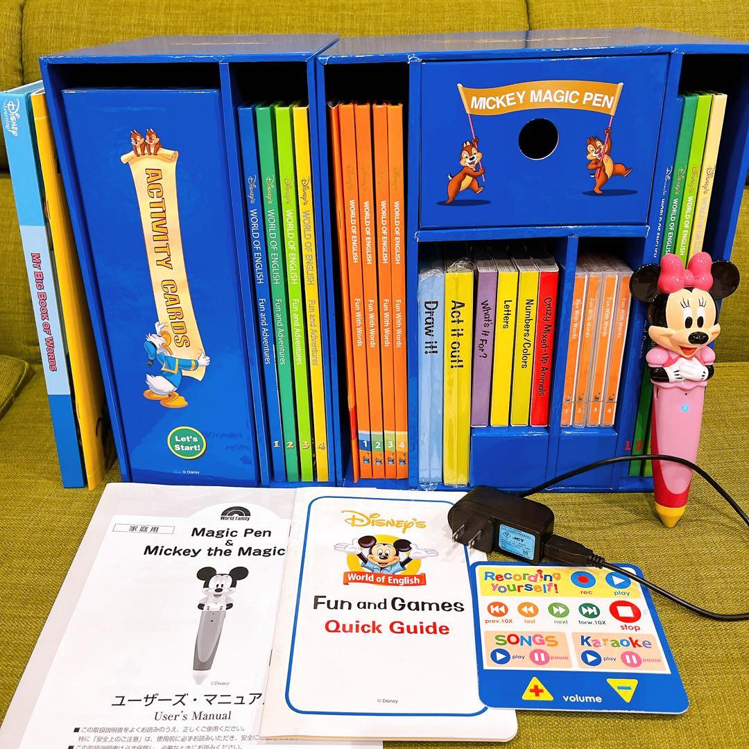 ミニーマジックペン＆アドベンチャーセット　DWE ディズニー英語システム ミッキー・マジックペン・セット｜【公式】「ディズニー英語システム
