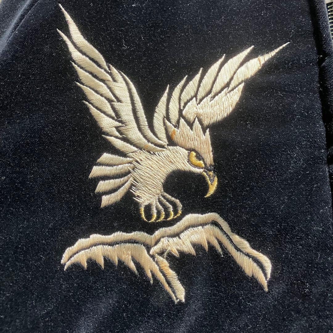 テーラー東洋 別珍 アラスカ ブラック スカジャン 鷹鷲 TT10496 - メルカリ