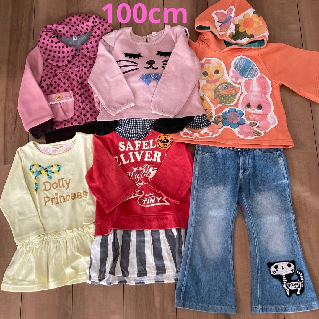 まとめ売り 女の子 秋冬服 100cm - メルカリ