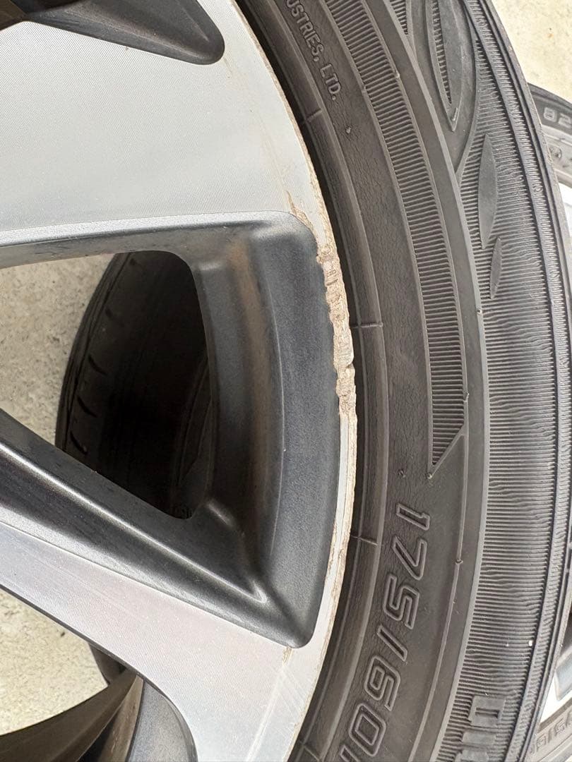 ら*ど様 175/60R16サマータイヤ&トヨタ純正16インチアルミホイール4本