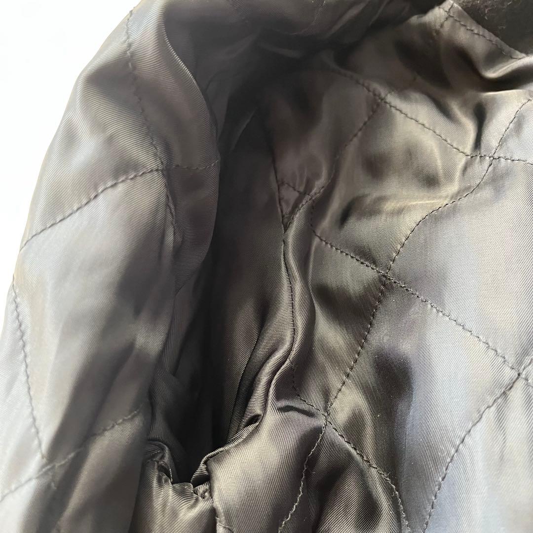 ほぼ未使用✨ COACH コーチ スタジャン 羊革 切替 ワッペン 星条旗