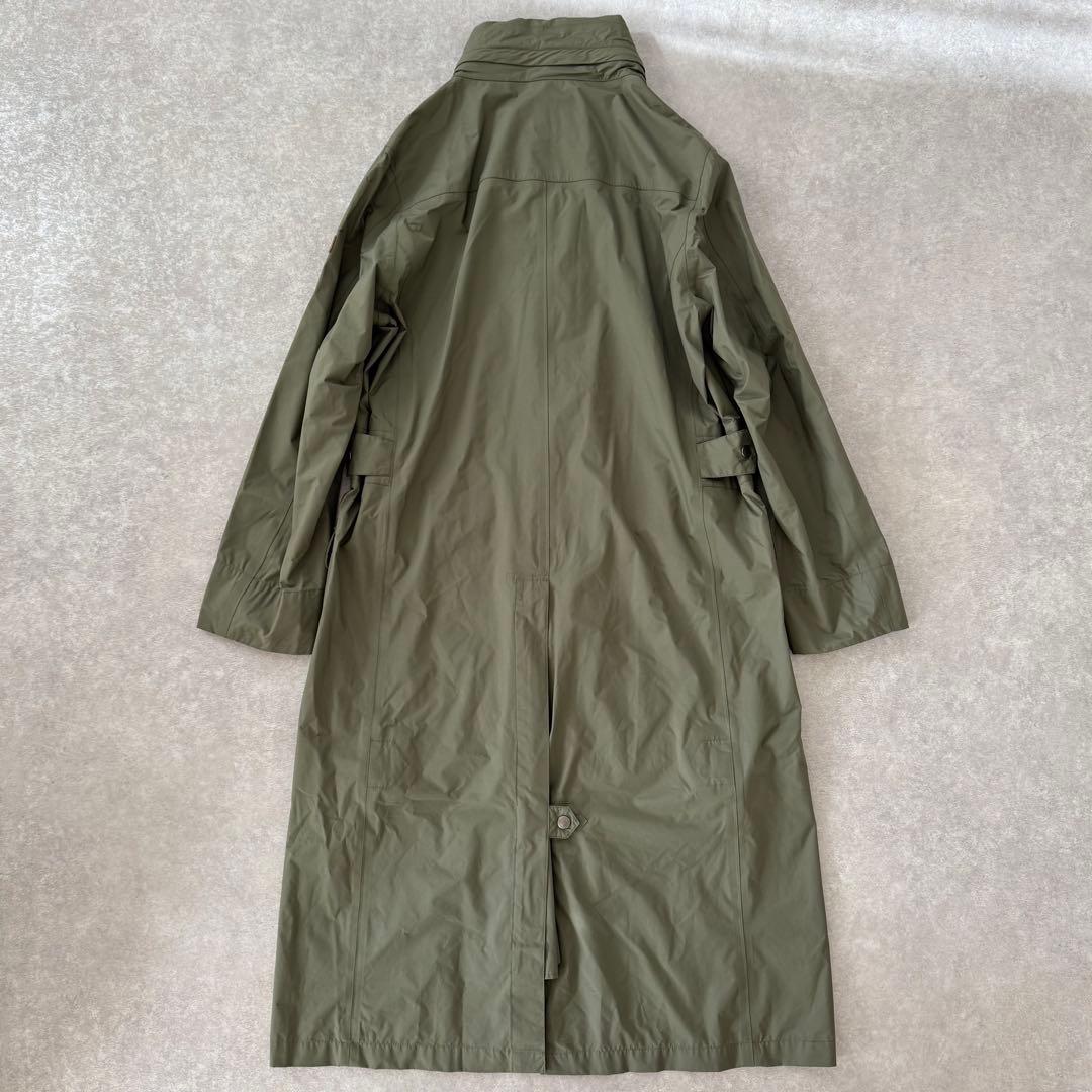 未使用】AIGLE エーグル MTDライディングコート カーキ ロング フード