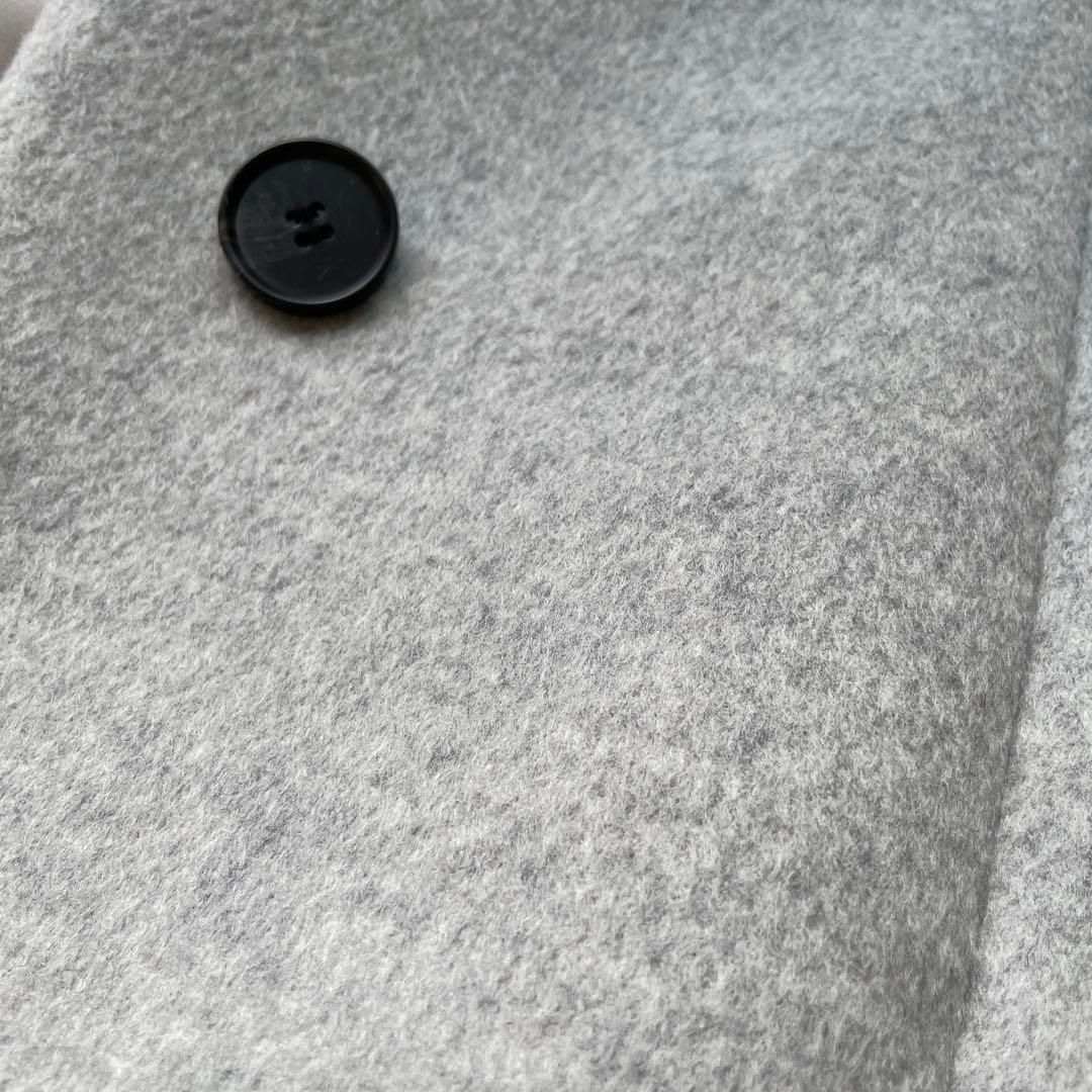 UNTITLED グレー ダブルブレストコート サイズ2の通販はau PAY