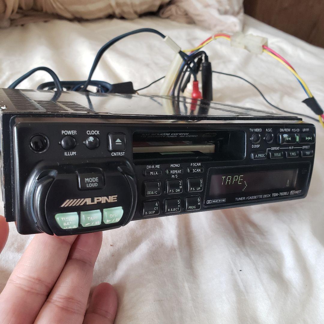 ALPINE TDA-7638J 銅メッキシャーシ juba 希少 アンプレス - メルカリ