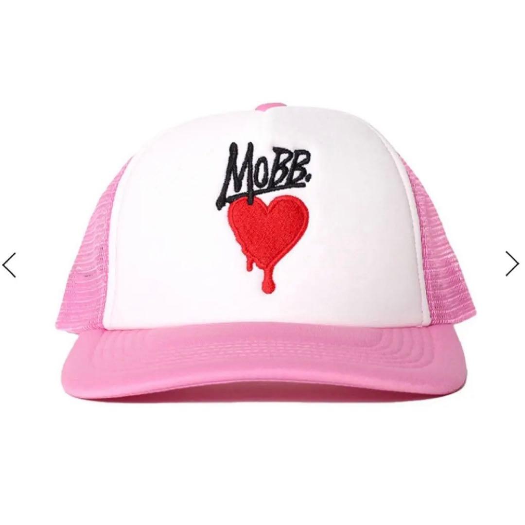 MOBB モブ ピンク メッシュキャップ - メルカリ