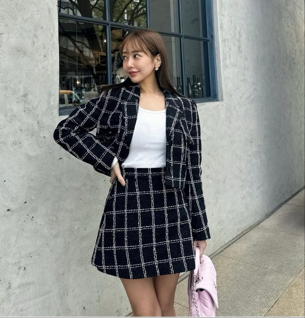 みゆ様専用【新品】sheller シェリエ ツイード スカート キュロット