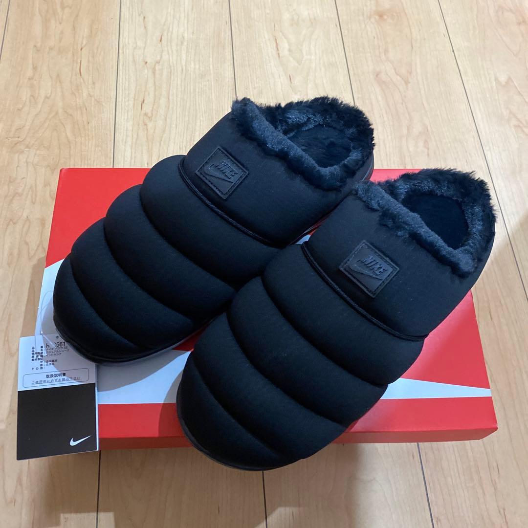 ナイキ バロウ ブラック 28cm ボア サンダル スリッポン スリッパ 新品