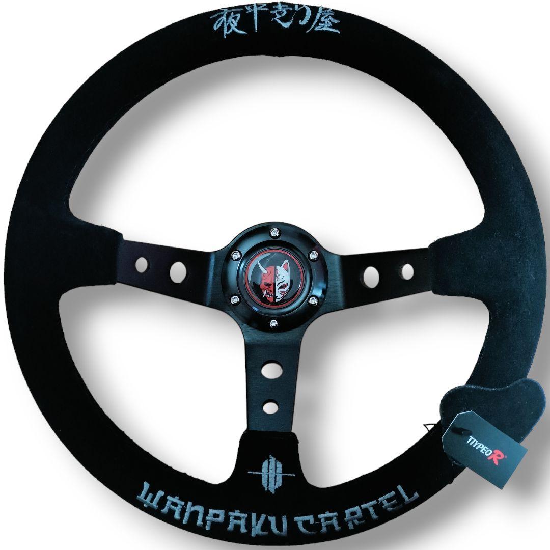 新品】社外ステアリングホイール 夜中走り屋 350mm - メルカリ