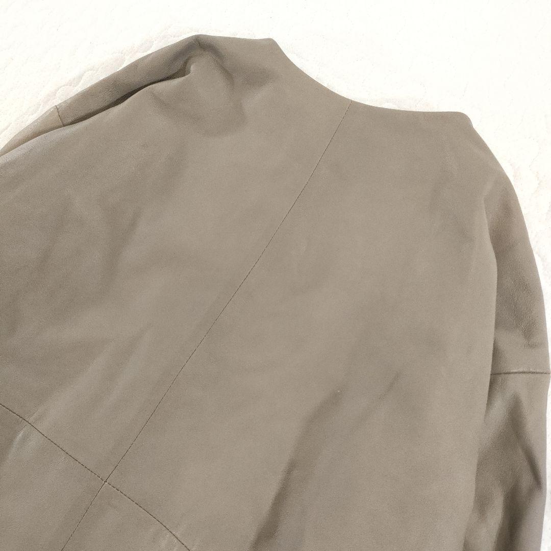 タグ付き✨BEARDSLEY 2021年モデル ノーカラーラムレザージャケット