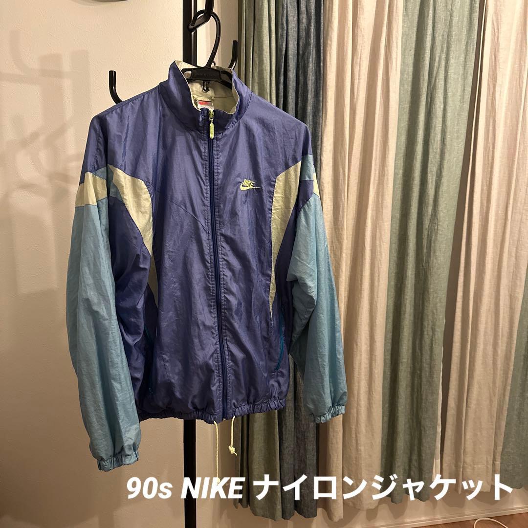 NIKE ナイロンジャケット90s ミントグリーン - メルカリ