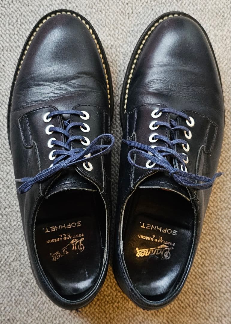 DANNER × SOPHNET. POSTMAN SOPHNET. x Danner Black Leather Postman Shoes | Drops | Hypebeast