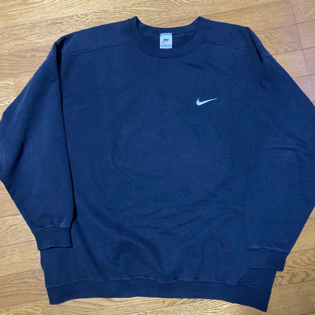 90s NIKE スウェット 白タグ USA製 XL ブラック 黒 - メルカリ