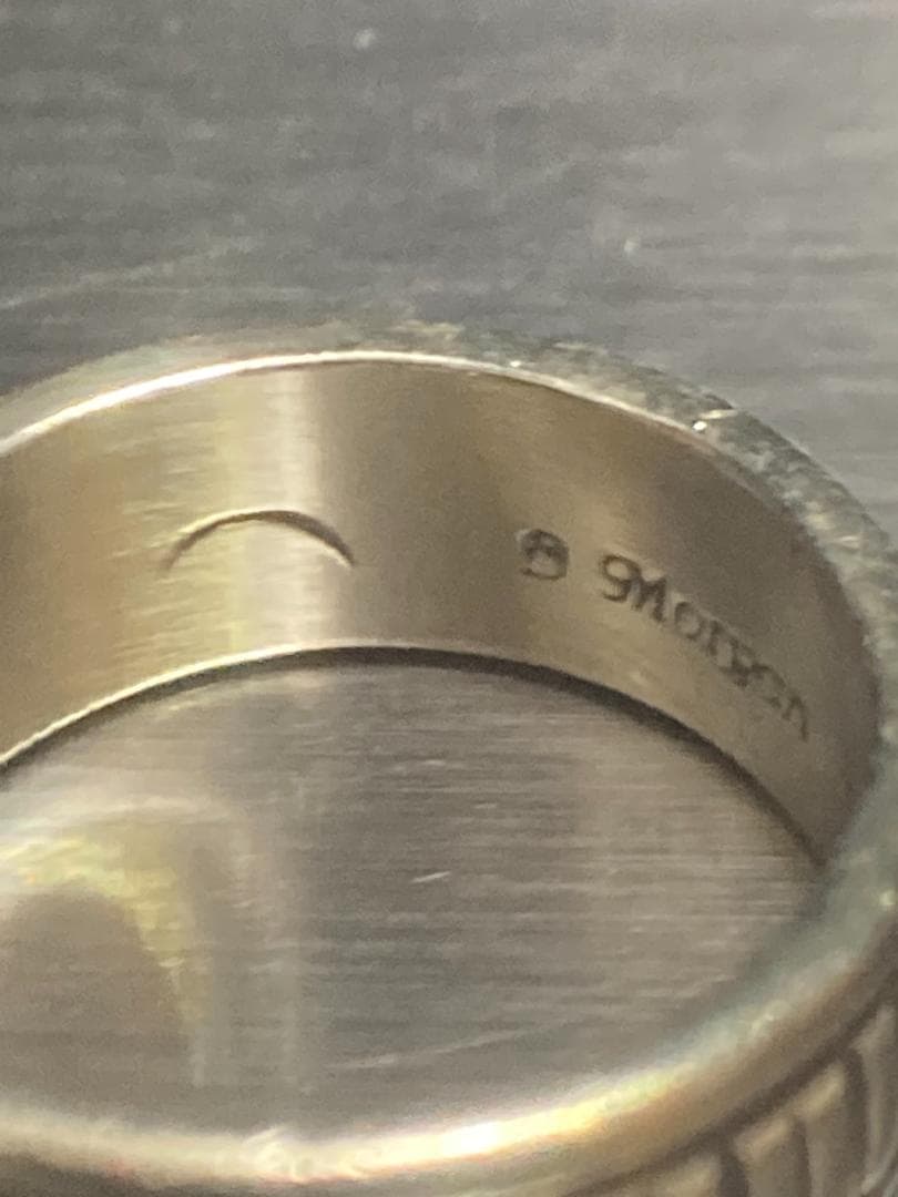 ブルースモーガン ナバホ シルバー リング インディアンジュエリー 約9