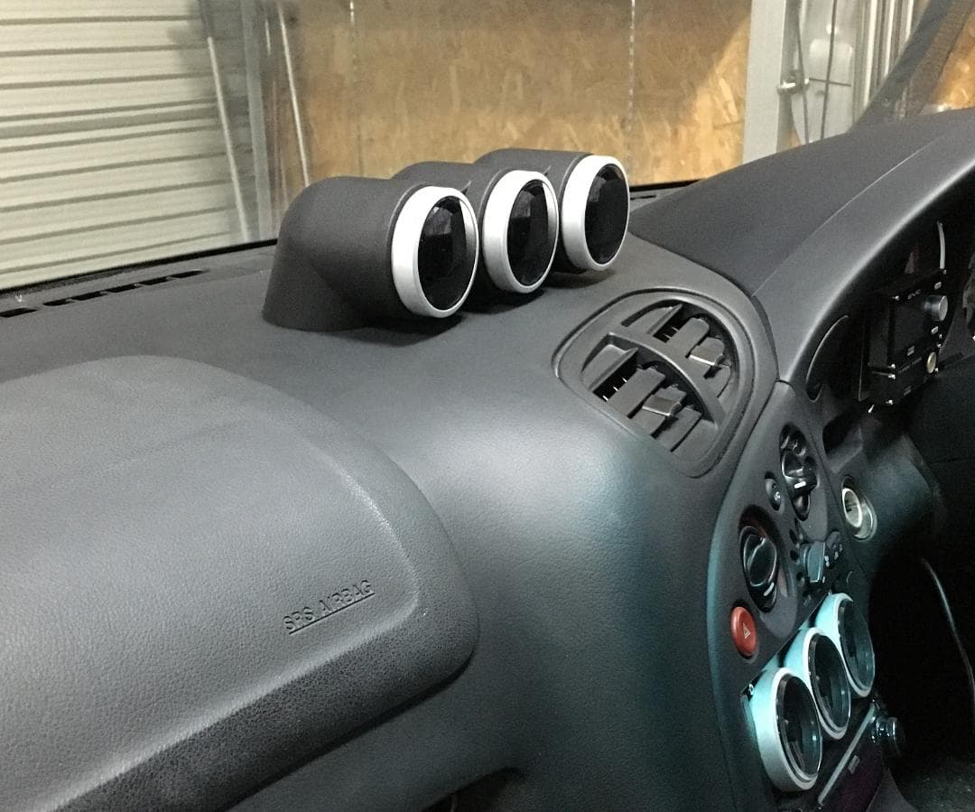 RX-7 FD3S専用 60φ 3連メーターフード ボルトオン Defi等に - メルカリ