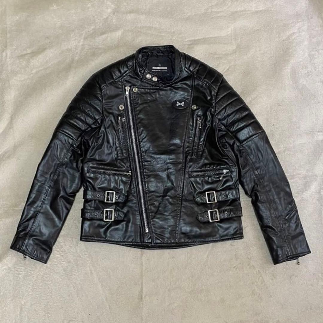 NEIGHBORHOOD ネイバーフッド サンダーボルト3 ライダース 革ジャン