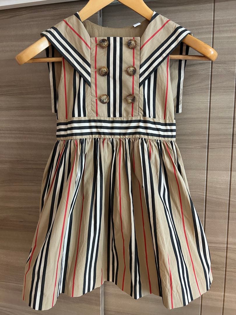 BURBERRY バーバリー キッズ 6Y 110 ワンピース セーラー 子ども バーバリー キッズ ワンピース BURBERRY ブランド 子供服 トップス