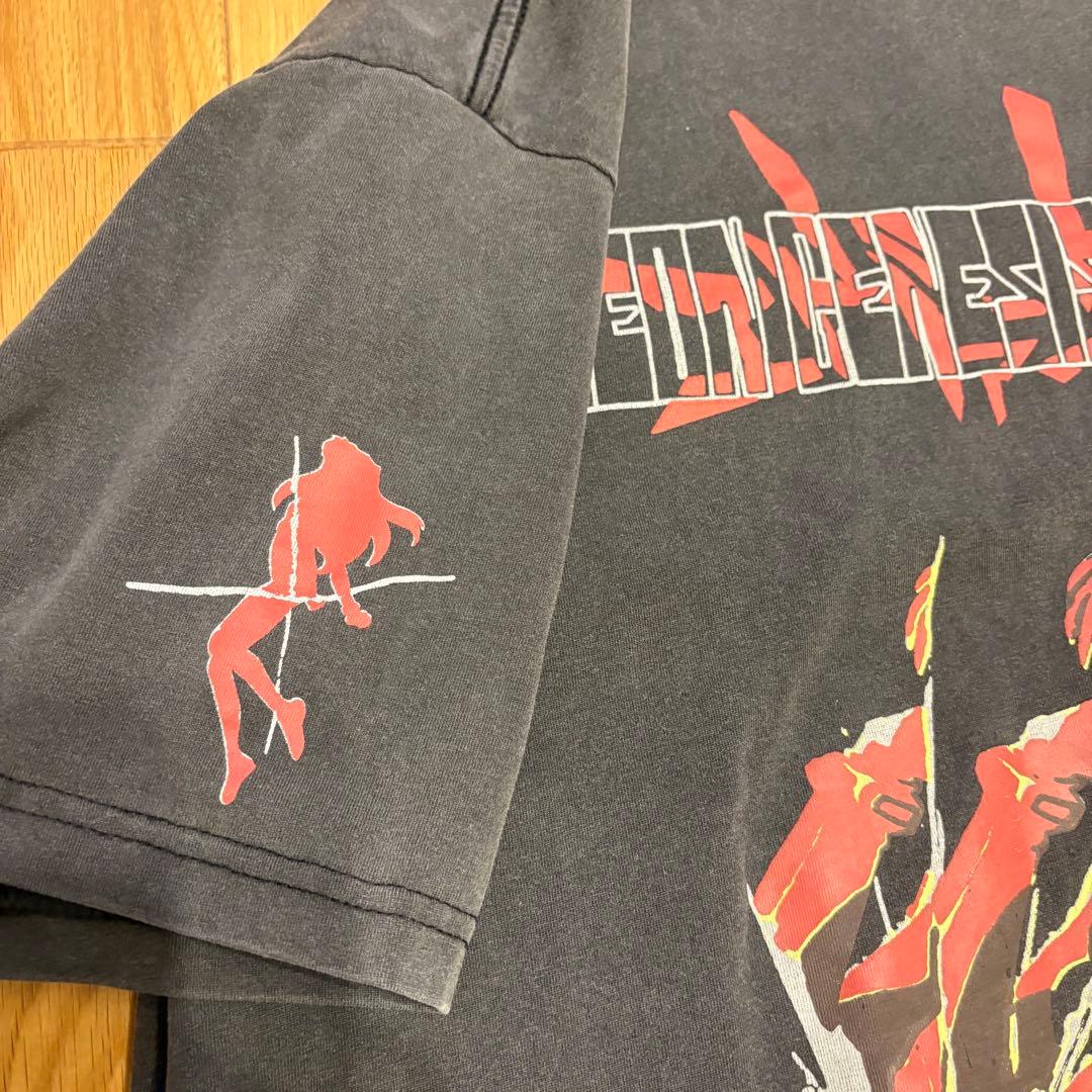 美品】新世紀エヴァンゲリオン Tシャツ ダークグレー giant ボディ