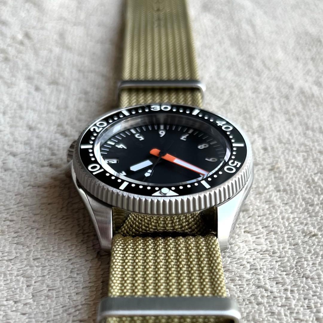 カスタム ミリタリーウォッチ ダイバーズ 自動巻き 機械式 稼働品