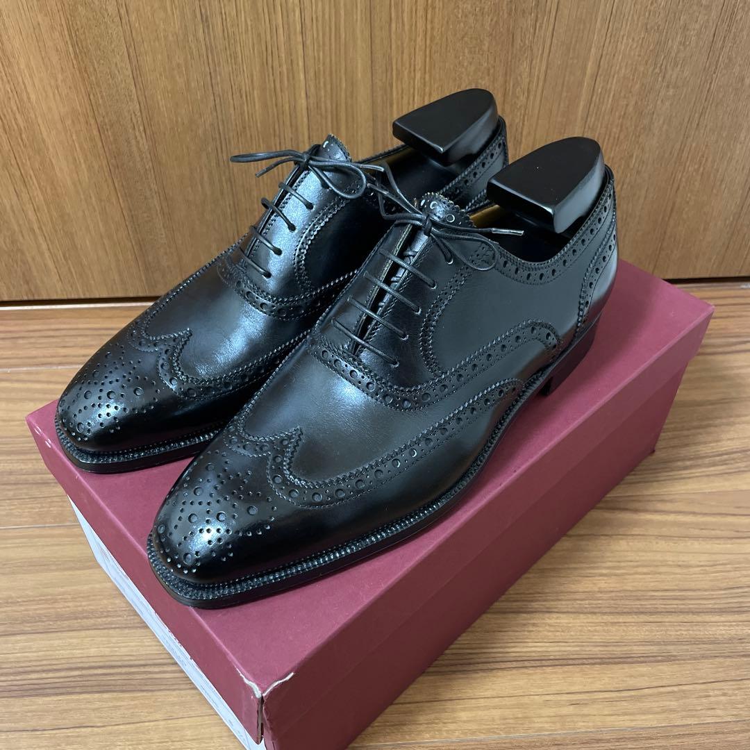 Enzo Bonafe / エンツォ ボナフェ フルブローグ ブラック - メルカリ