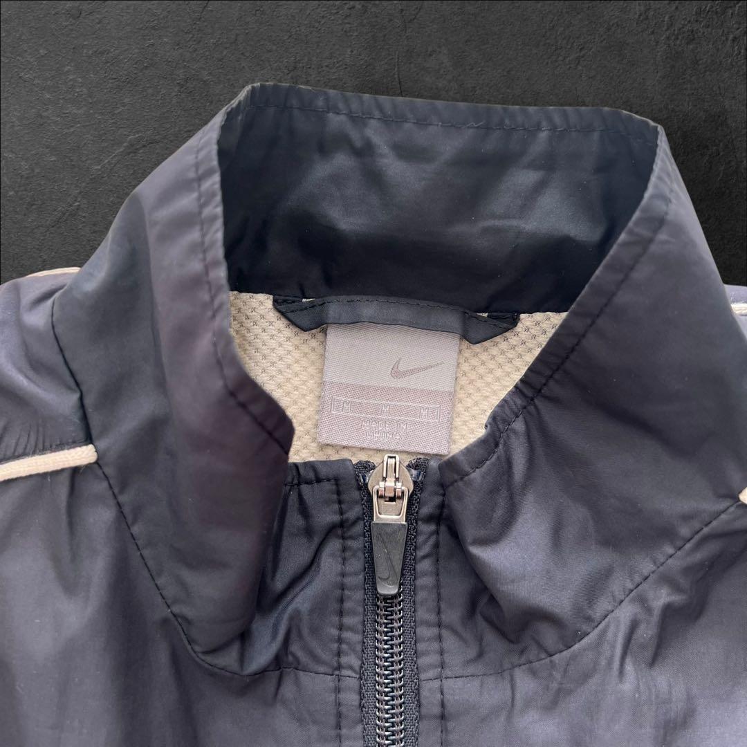 00s nike マンチェスターU 短丈 ドローコード ナイロンジャケット M