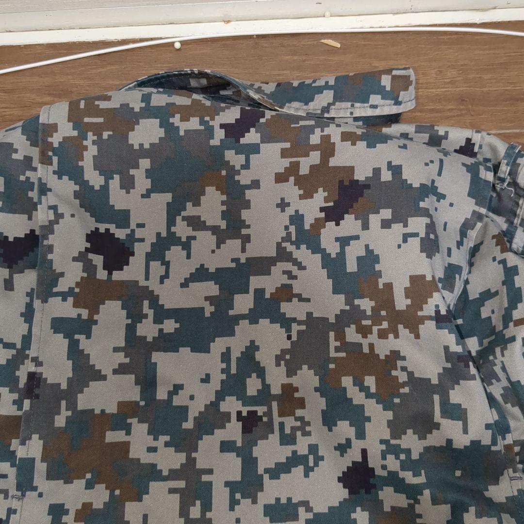 空自迷彩デジタル 作業服 戦闘服 上下セット 6A Sサイズ相当 bdu 空自