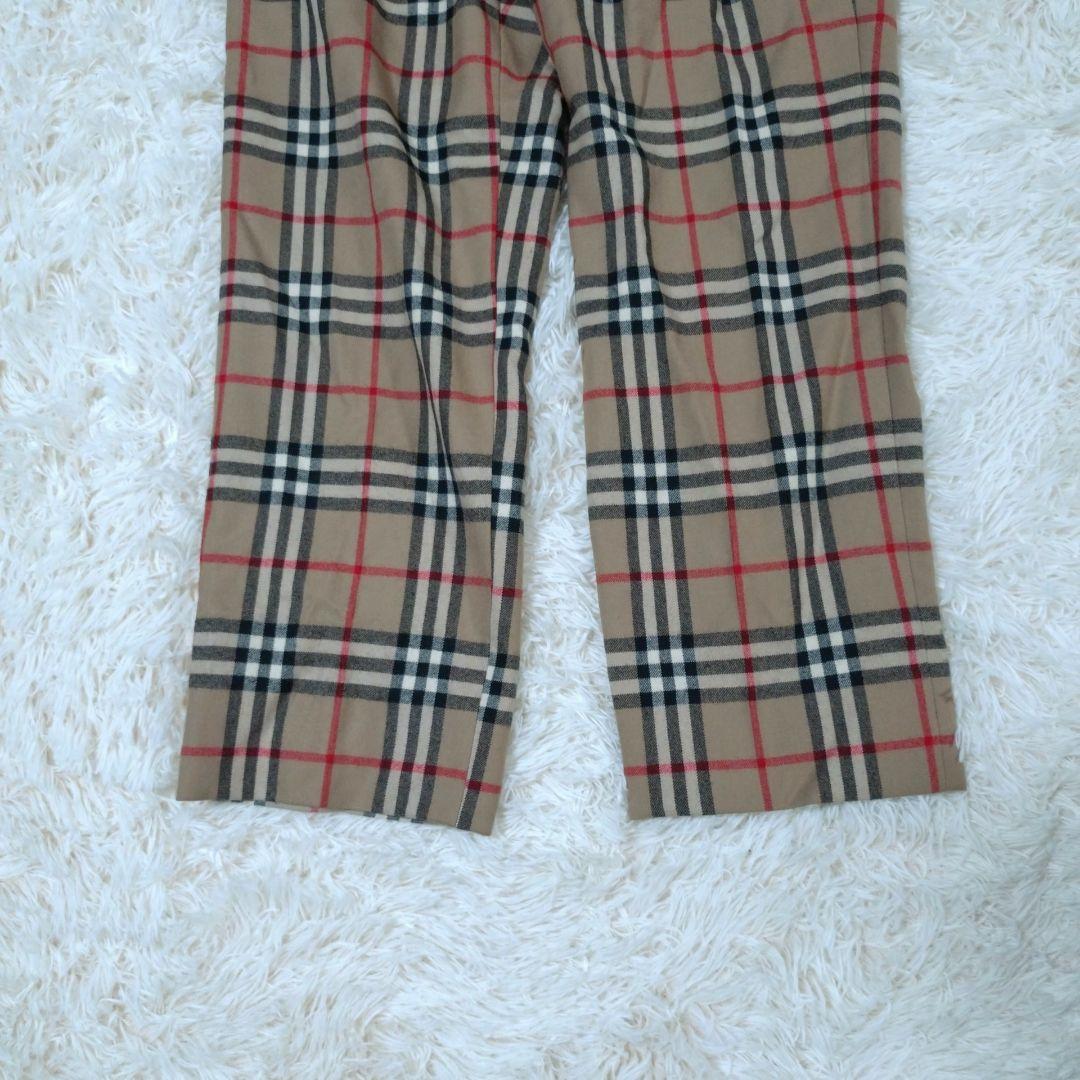 美品✨バーバリー スラックス ノバチェック 2タック 32インチ位大きい
