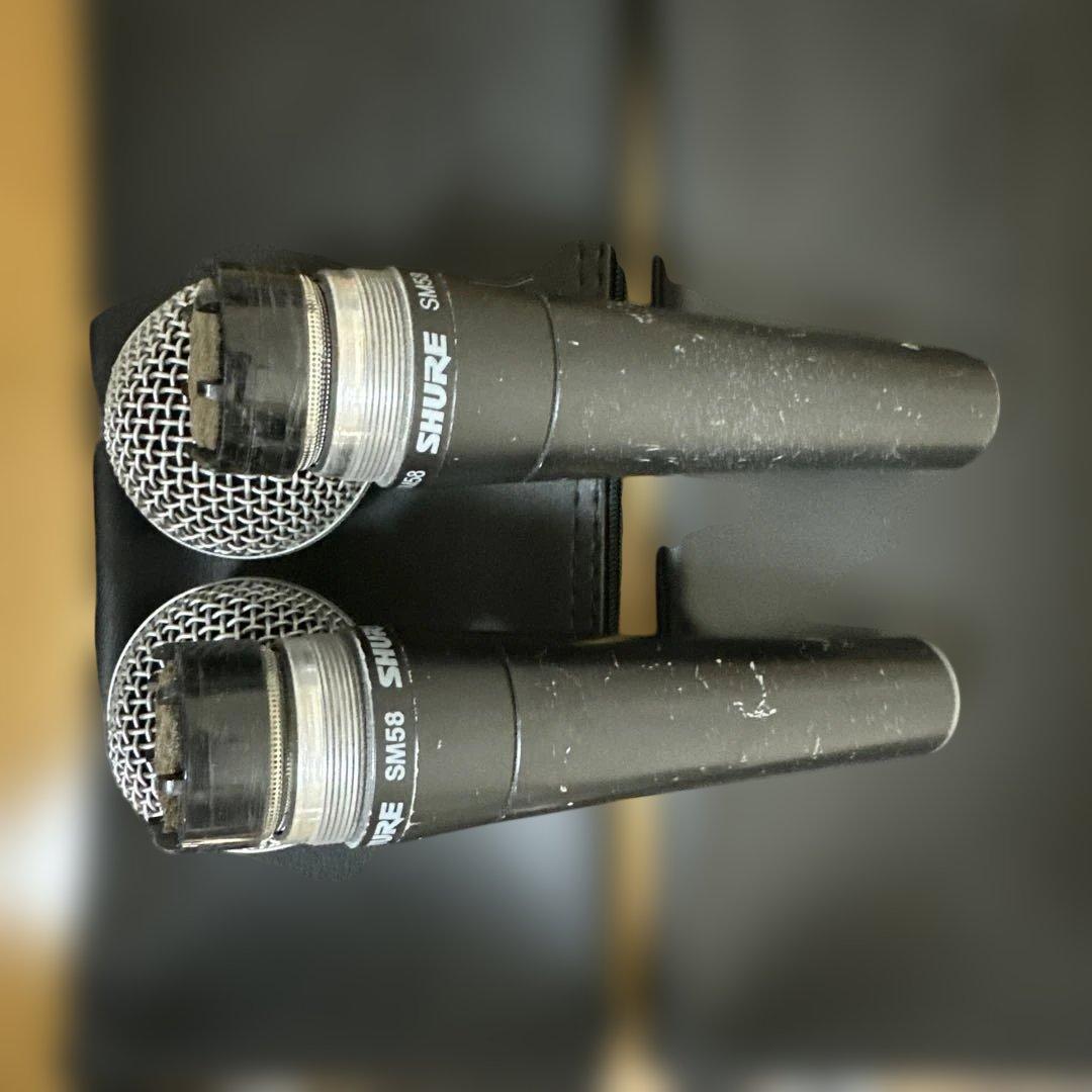 SHURE SM58 2本セット メキシコ製 音出しOK 中古