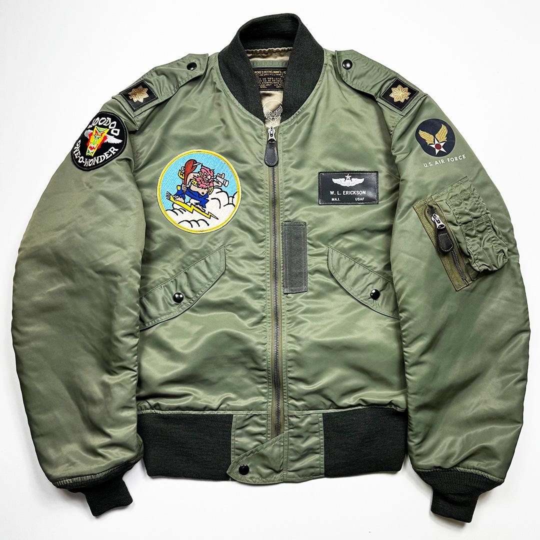 実名復刻】L-2B バズリクソンズ フライトジャケット M パッチ東洋MA-1