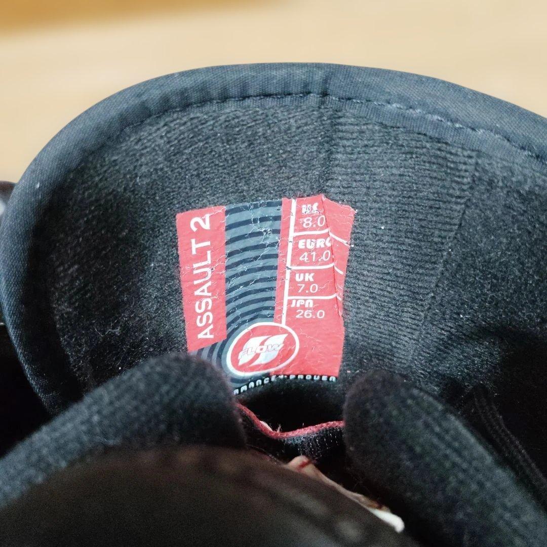 値下げ可！FLOW スノーボードブーツ ASSAULT2 ブラック　26.0cm