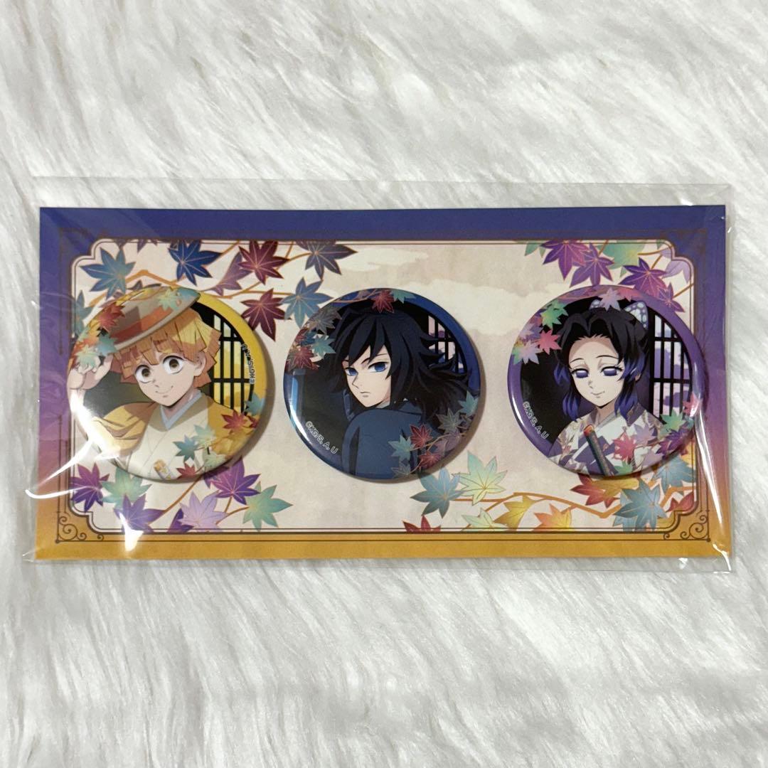 鬼滅の刃⠀京まふ⠀2025⠀冨岡義勇⠀我妻善逸⠀胡蝶しのぶ⠀缶バッジ